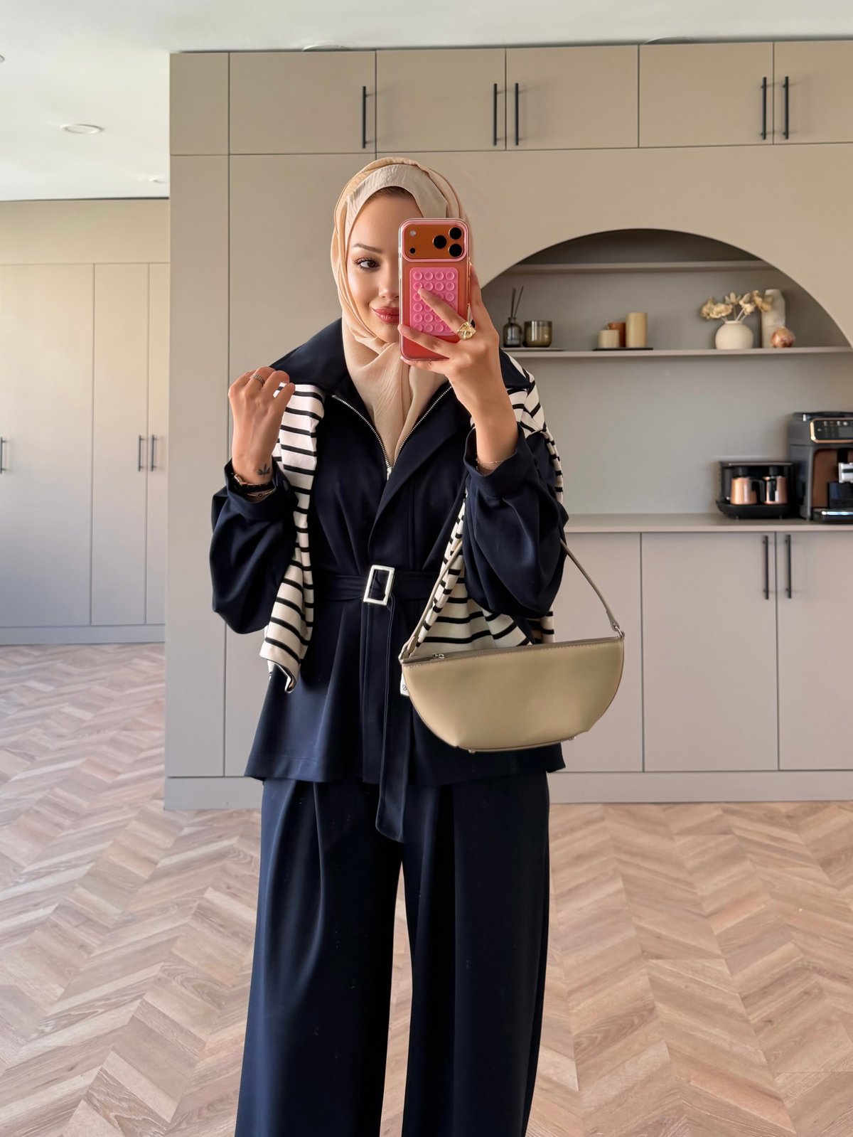 Linel Fermuarlı Oysh Takım Lacivert (4555)