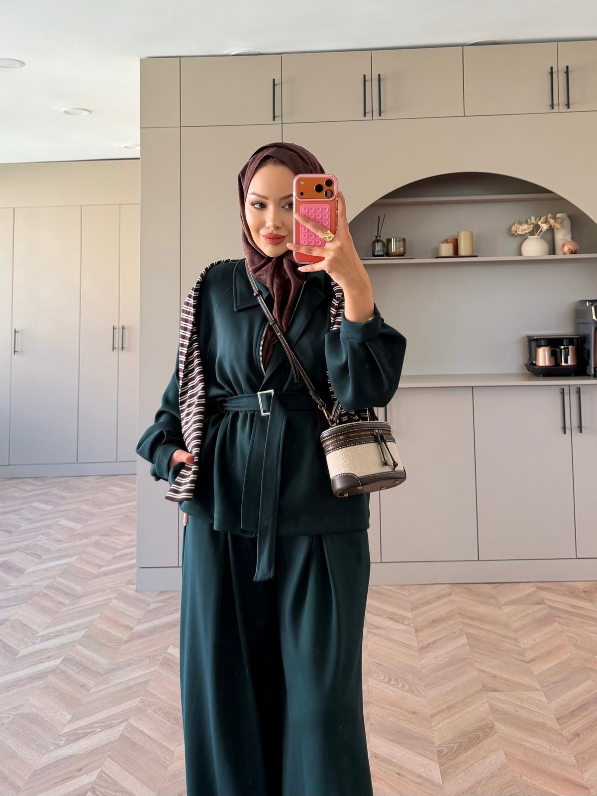 Linel Fermuarlı Oysh Takım Zümrüt (4555)