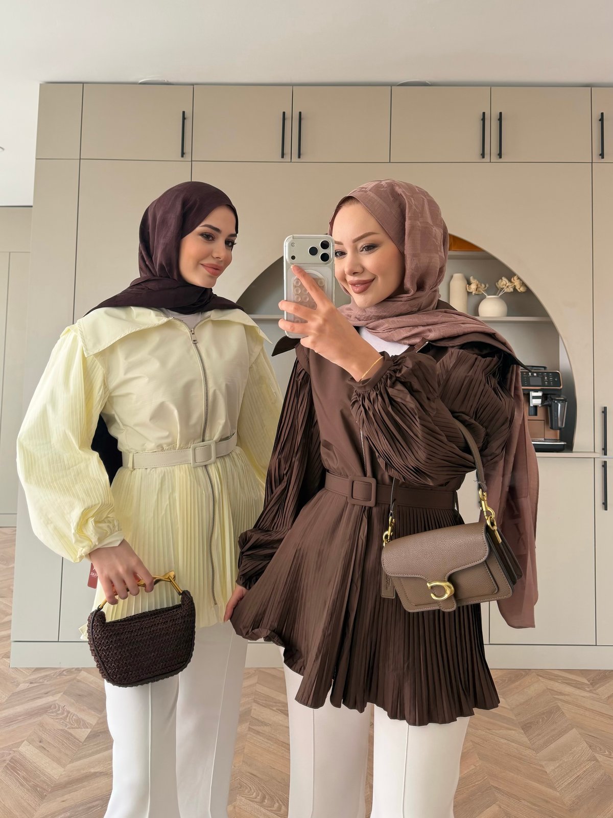 Lowel Piliseli Gömlek Kahve (4429)