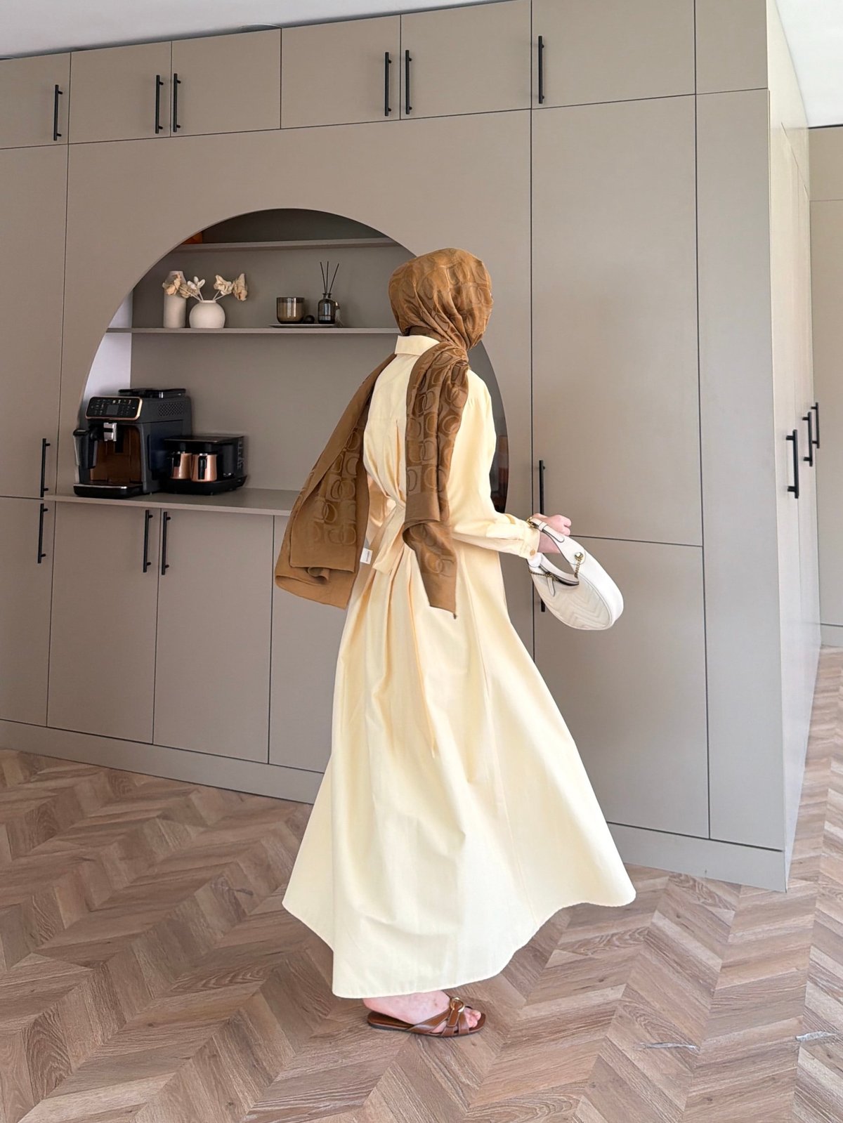 Lunelle Kemerli Elbise ButtterYellow (4508)