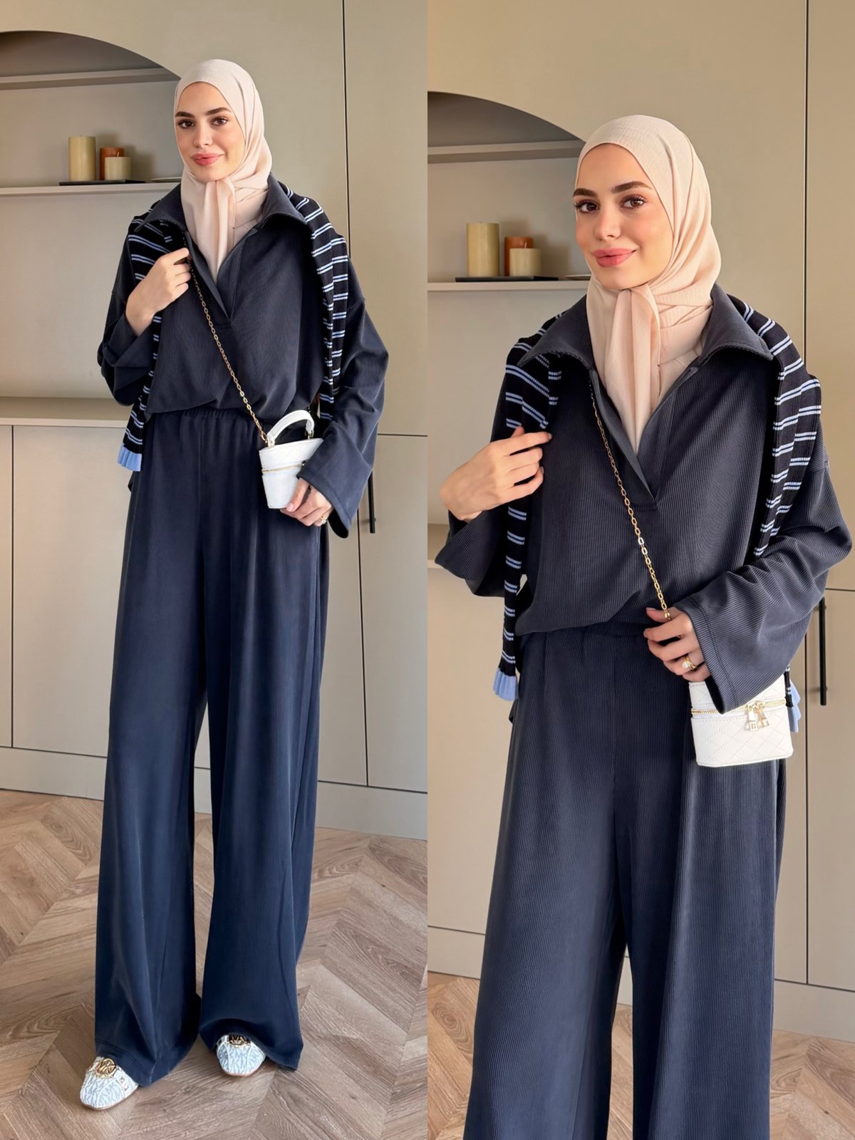 Mantra Polo Yaka Pantolonlu Takım Lacivert (4593)