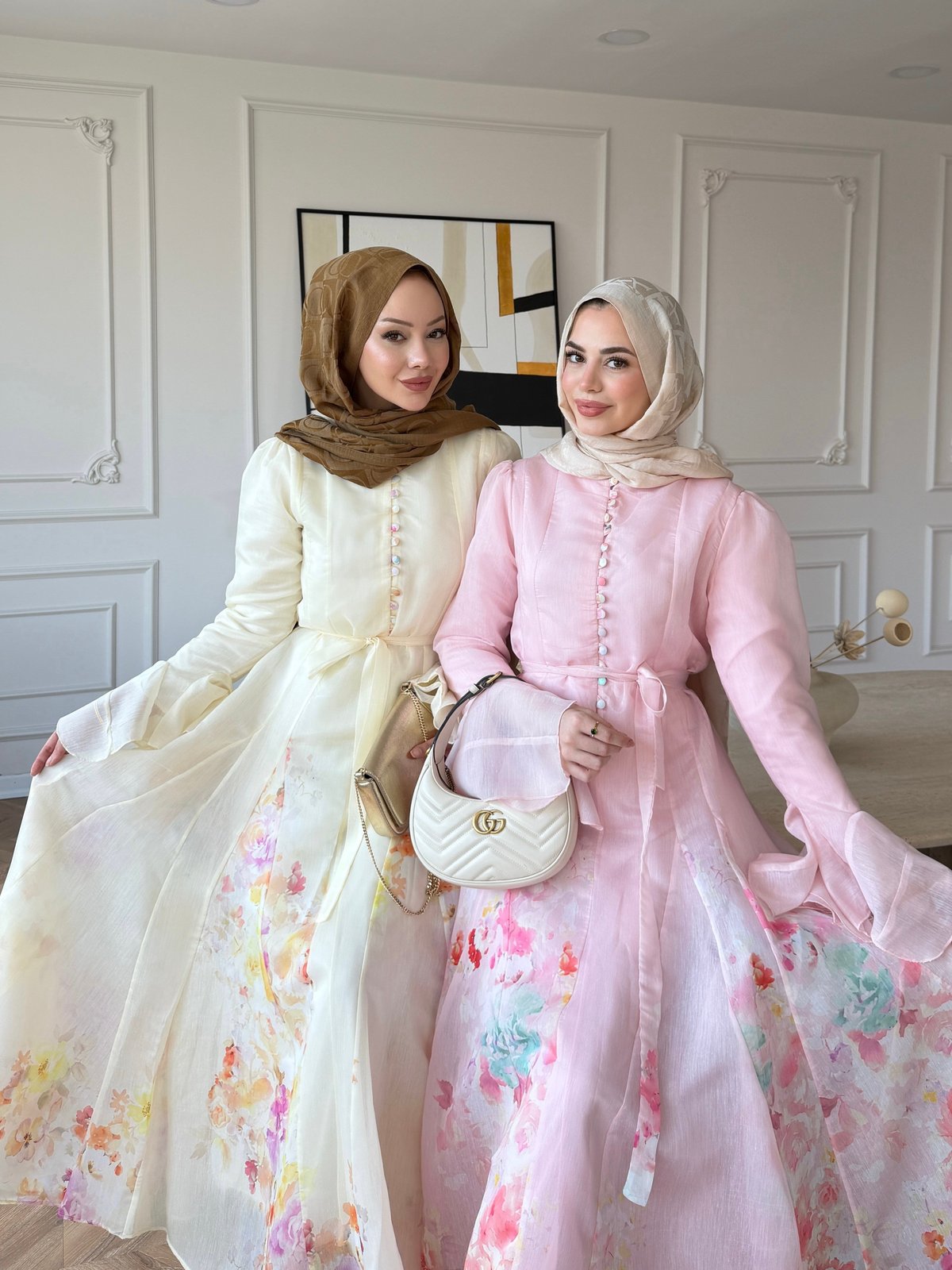 Melis Asimetrik Tül Elbise Pembe (26164)