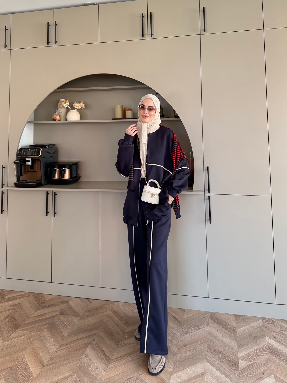 Melora Fermuarlı Eşofman Takım Lacivert (4567)