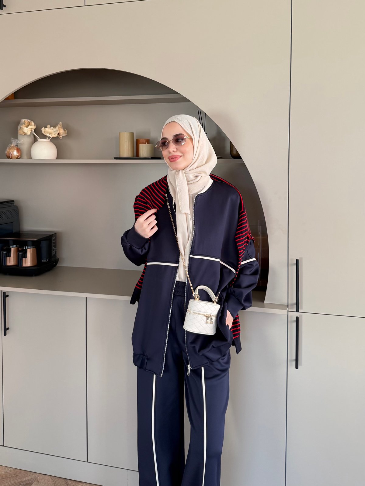 Melora Fermuarlı Eşofman Takım Lacivert (4567)