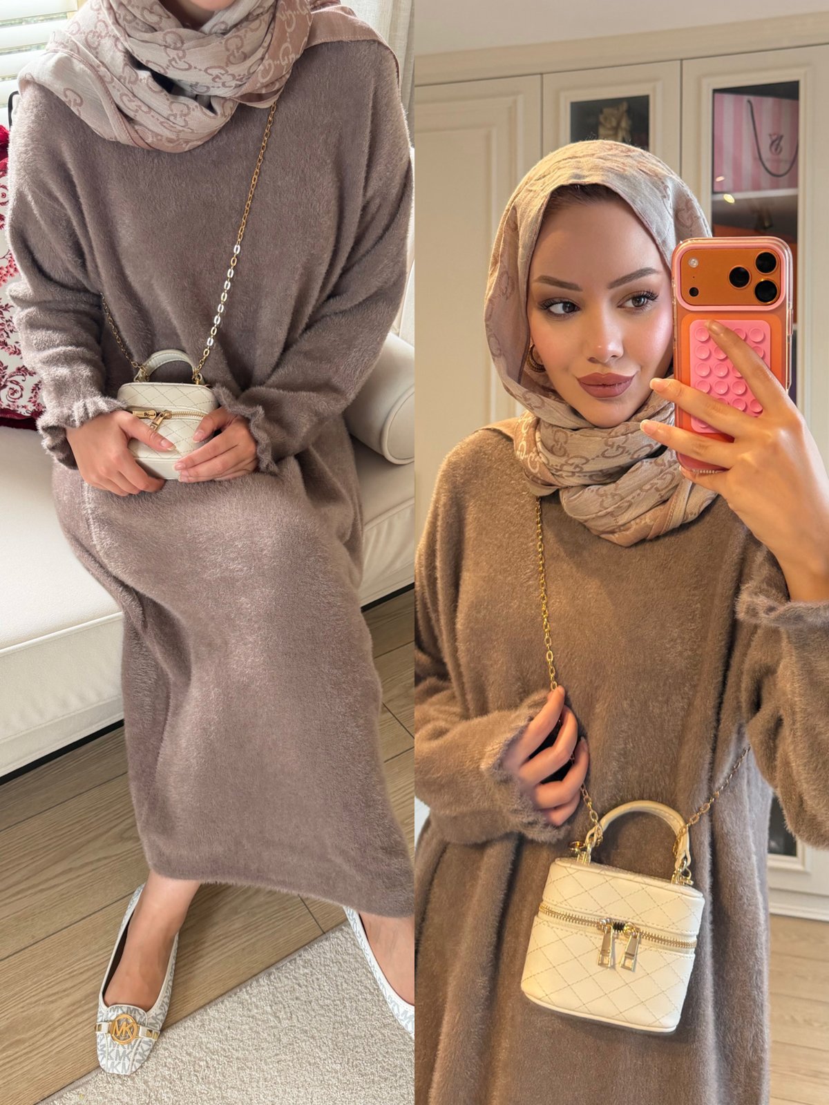 Milenyum Angora Elbise Vizon (2914)