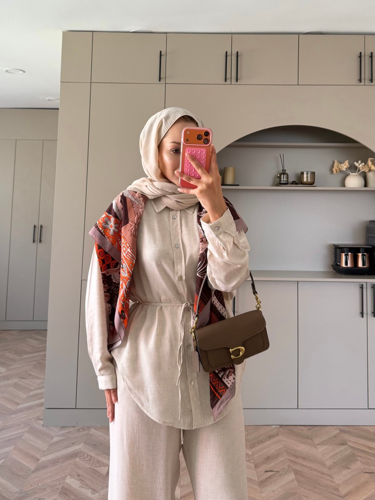 Mivera Yırtmaçlı Bluz/Kimono Beyaz (4538)