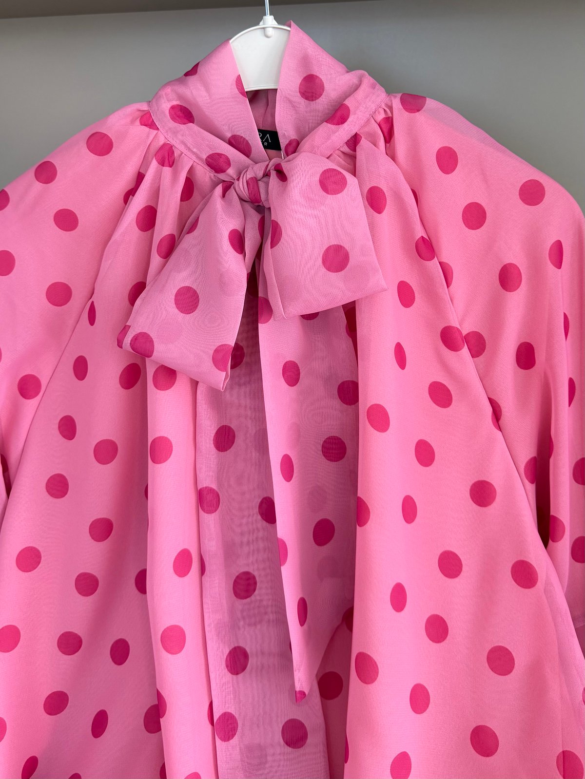 Morrow Puantiyeli Bluz Pembe 