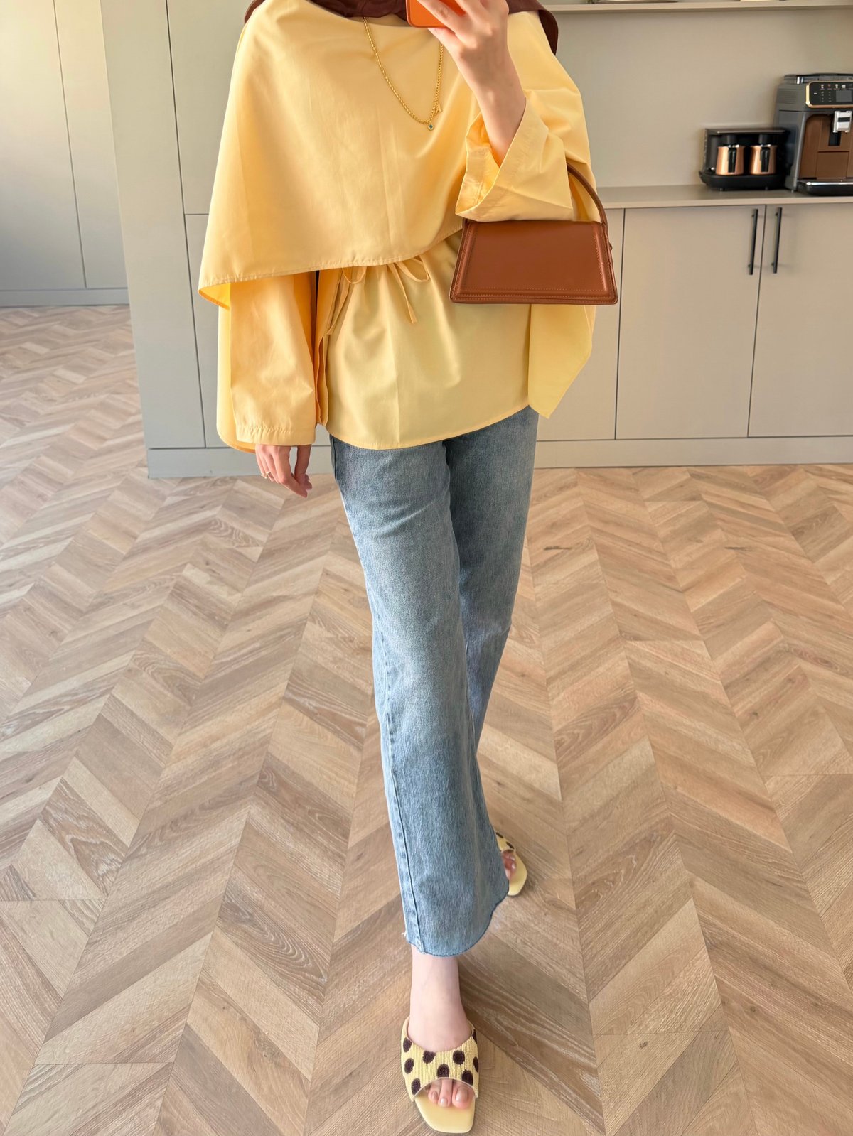 Motto Pelerin Yakalı Bluz Butteryellow (4506)