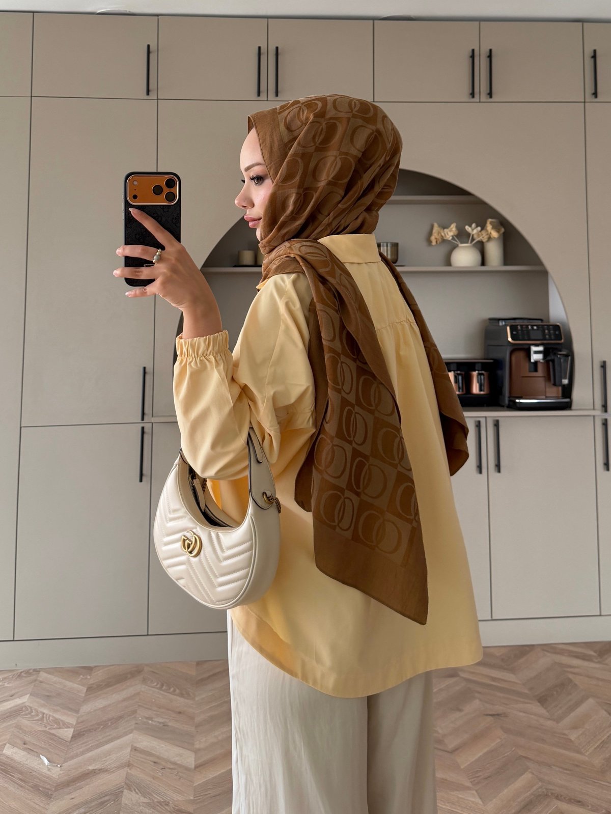 Oversize Büzgülü Gömlek Butteryellow (4530)