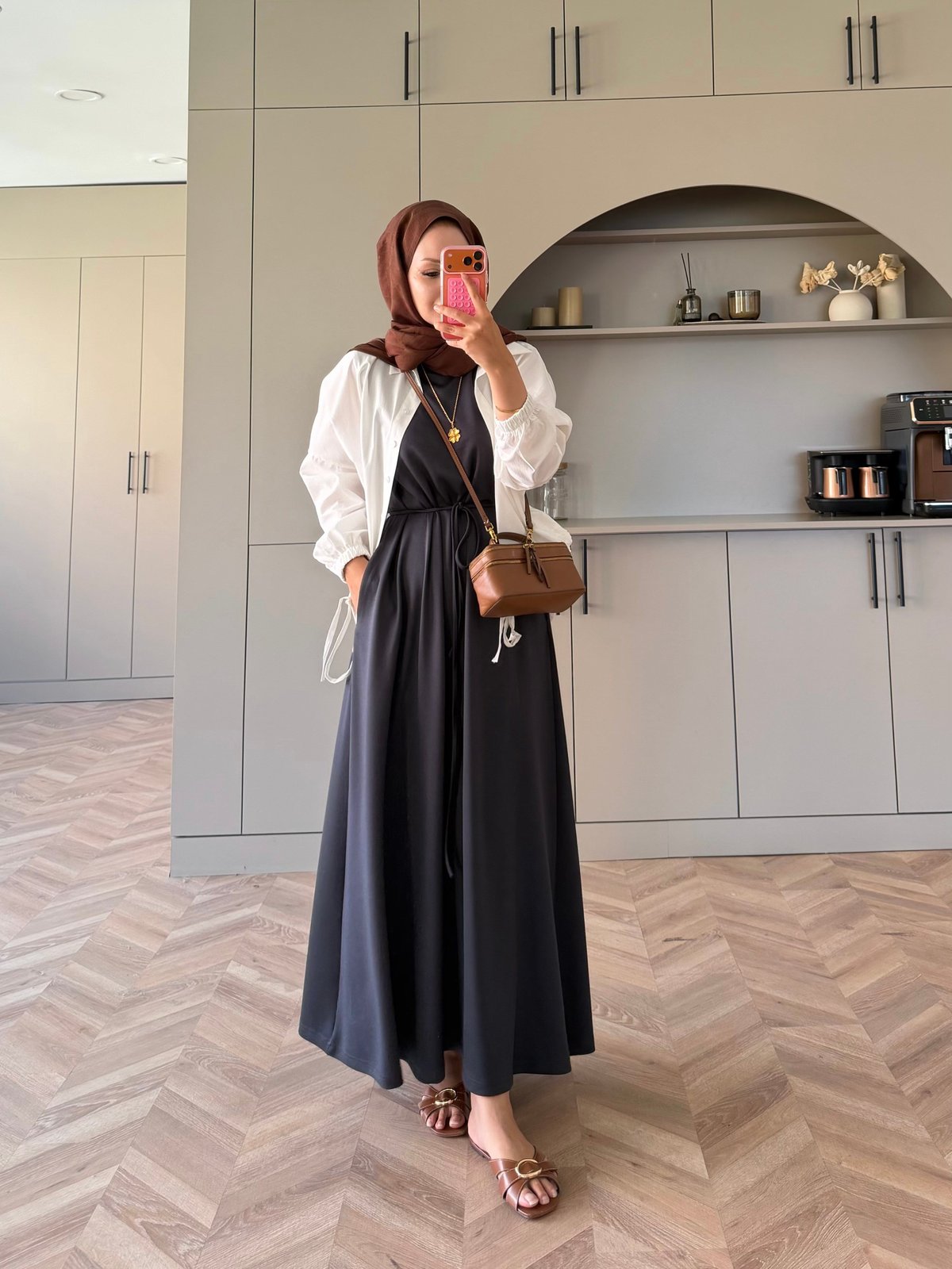 Oysh İçlik Elbise Antrasit (4547)