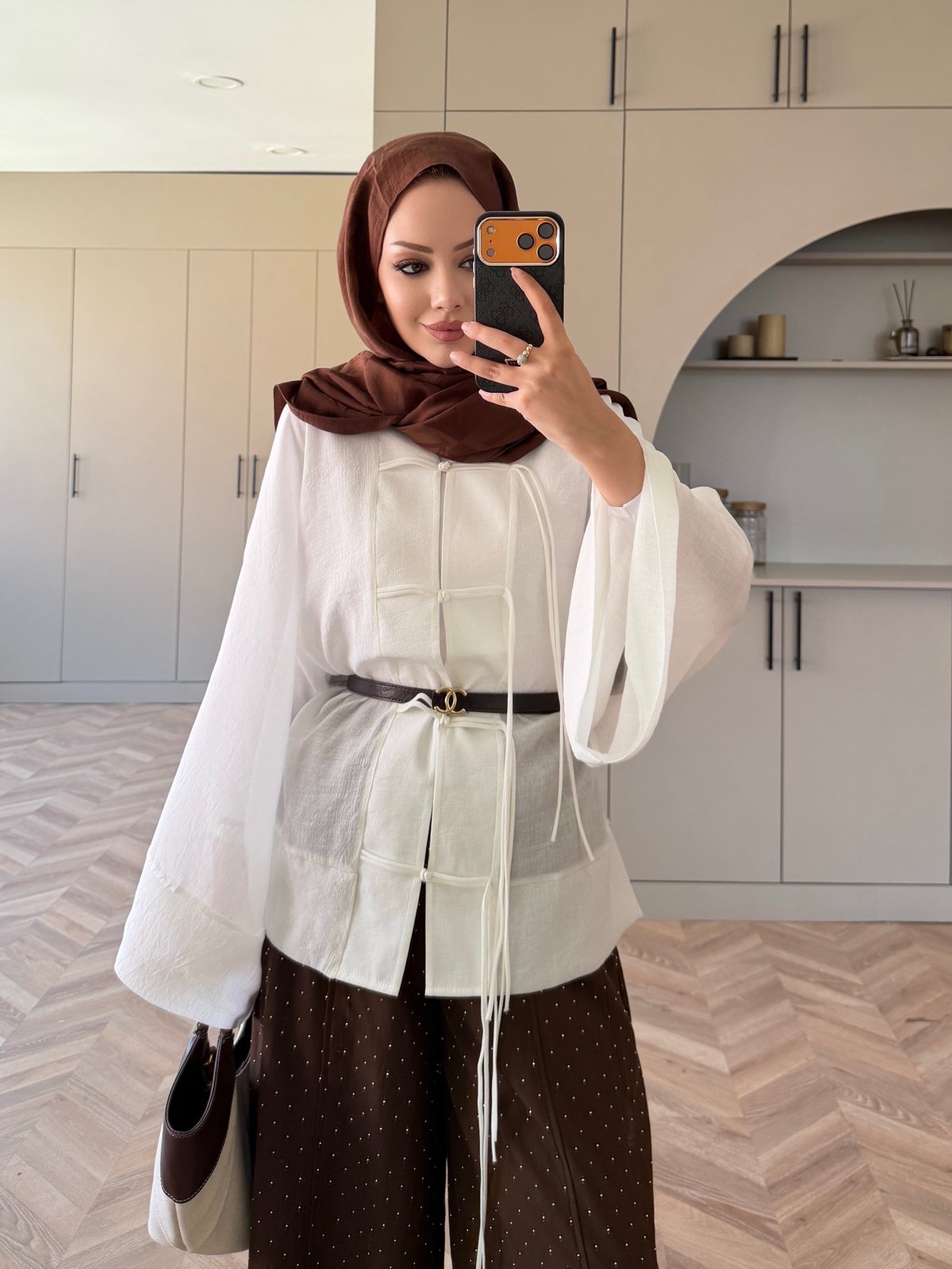 Peri Kimono Ceket Ekru (2366)
