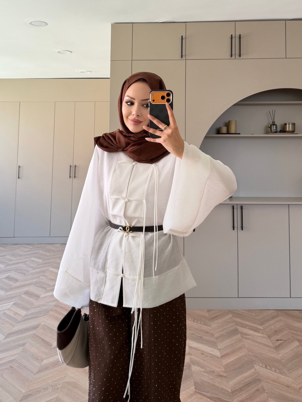 Peri Kimono Ceket Ekru (2366)