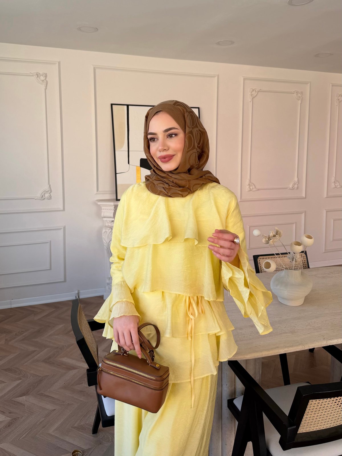 Prag Kat Kat Pantolon Takım ButterYellow (2025)