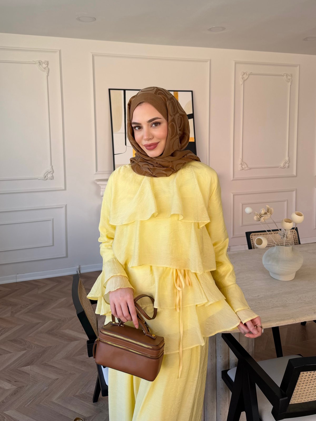 Prag Kat Kat Pantolon Takım ButterYellow (2025)