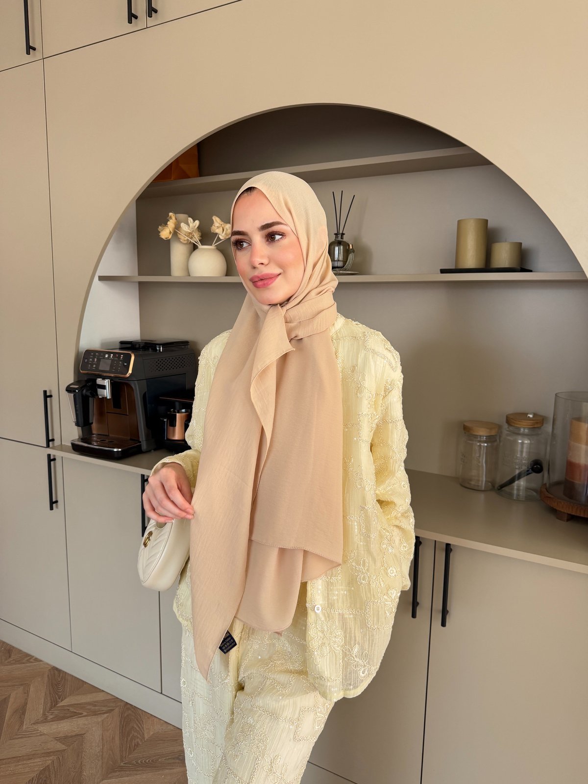Râha İthal Pantolonlu Takım Bej (5820)