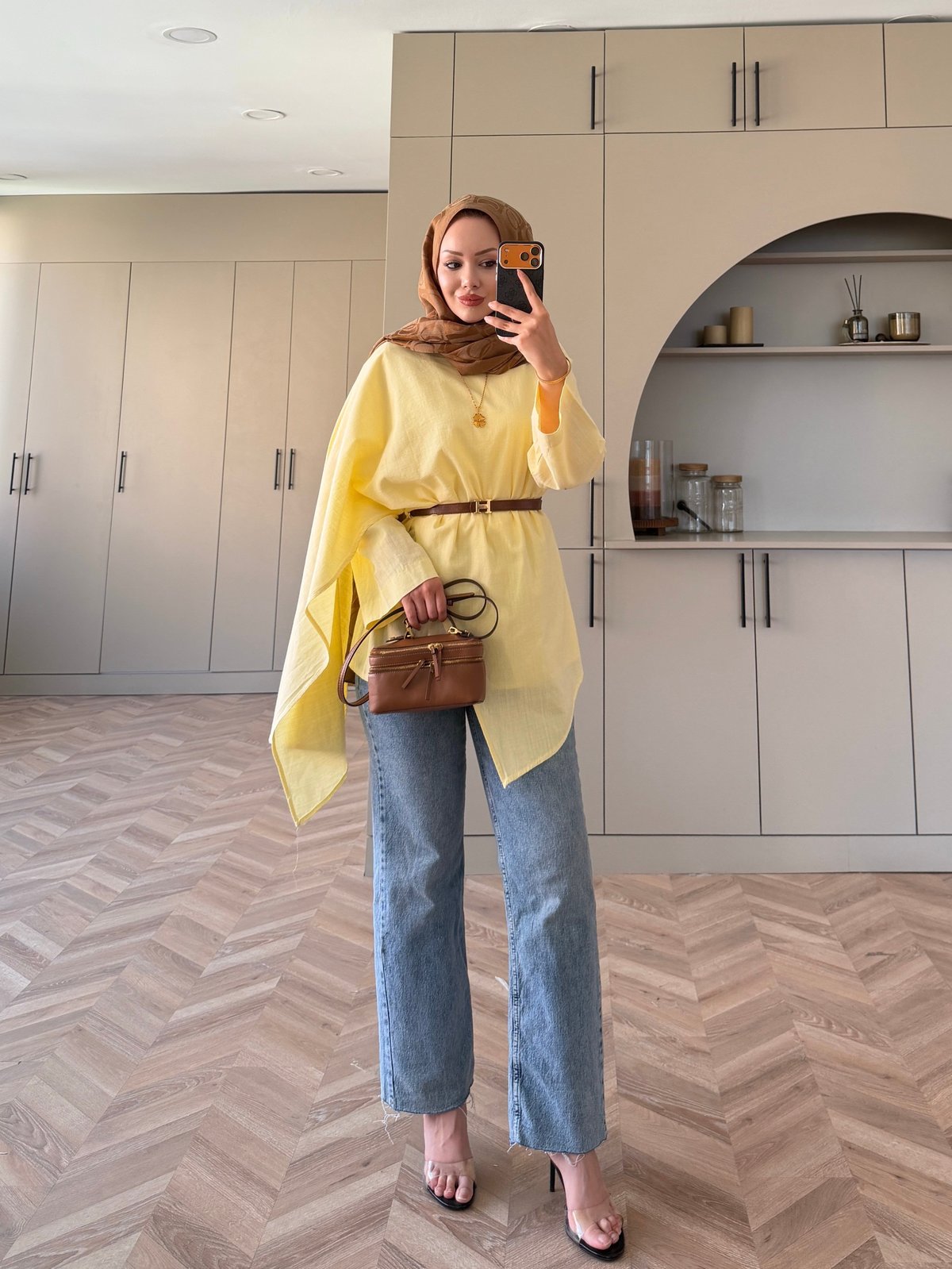 Ria Asimetrik Kesim Bluz Butteryellow (5479)