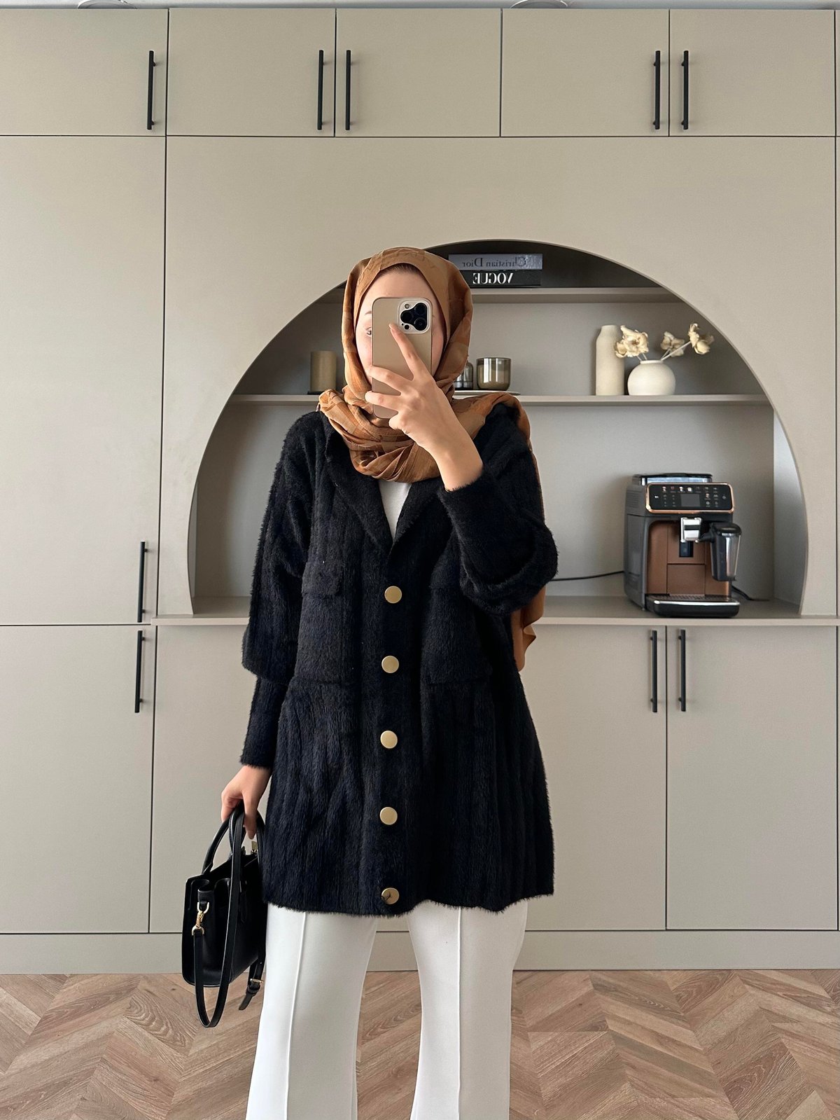 Rove Angora Hırka Siyah