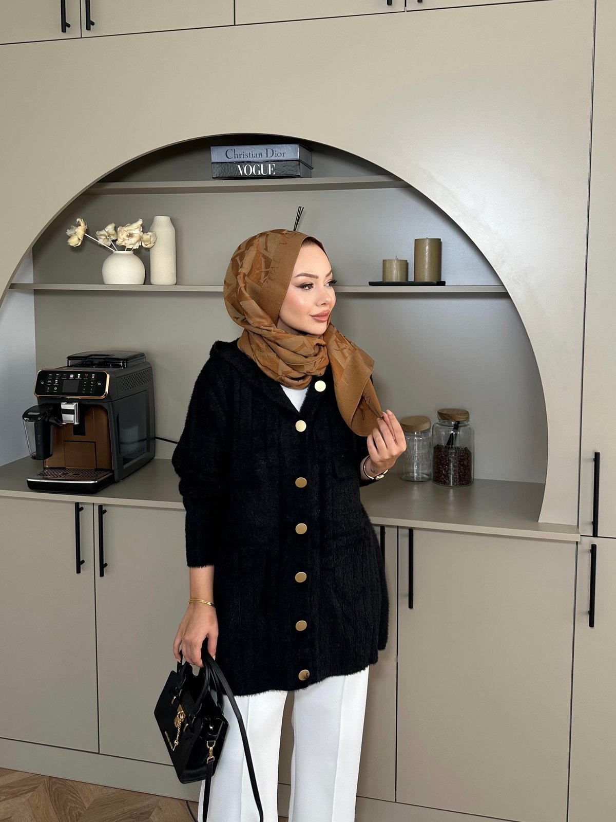 Rove Angora Hırka Siyah