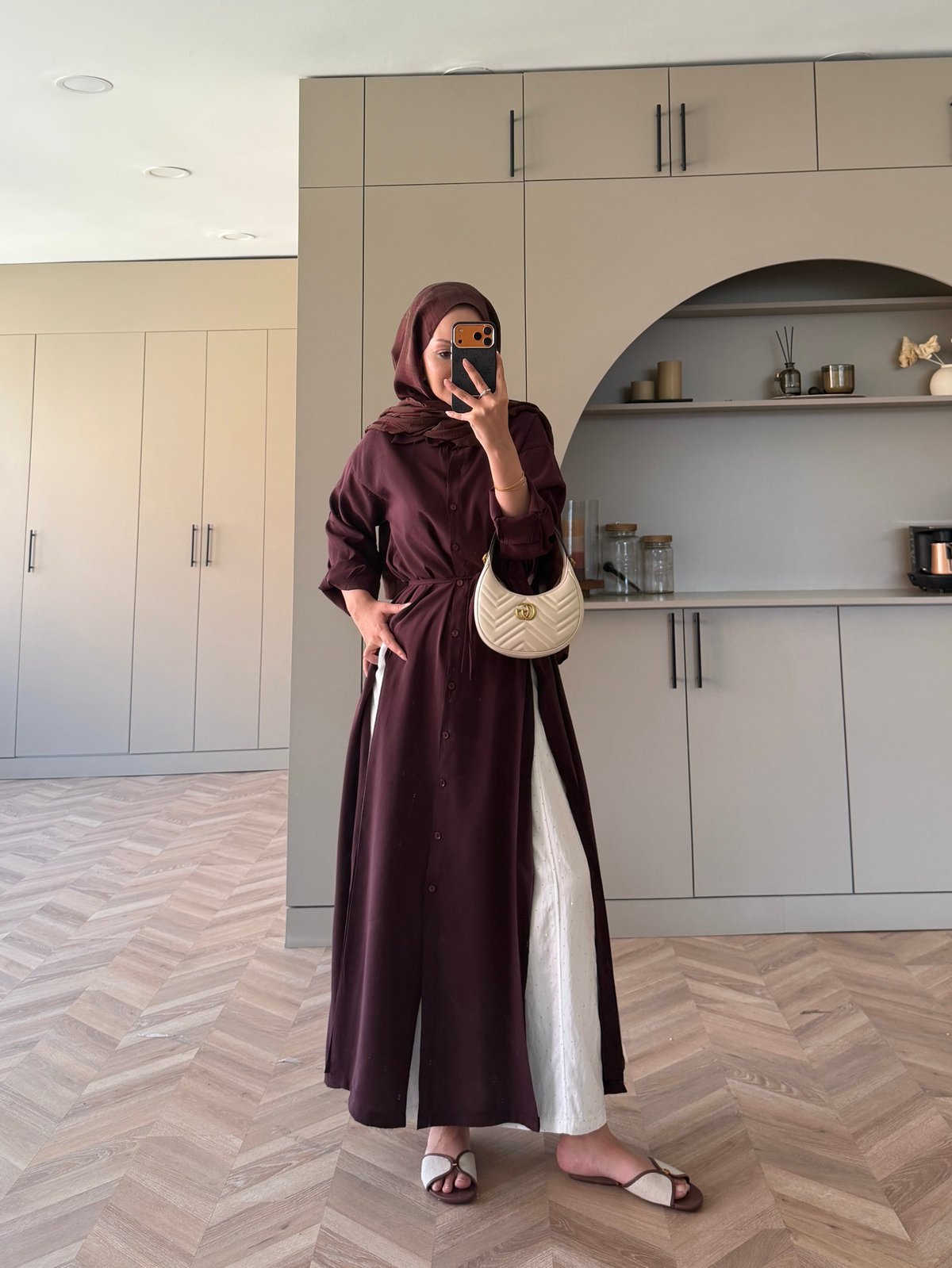 Ruiza Düğmeli Elbise\Tunik Bordo (2364)