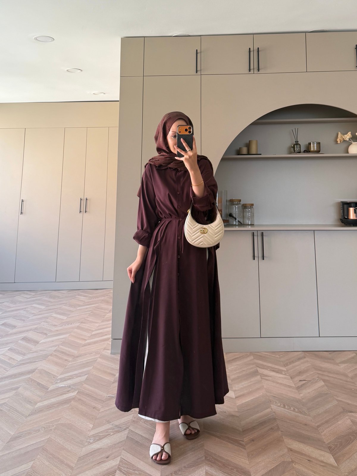 Ruiza Düğmeli Elbise\Tunik Bordo (2364)