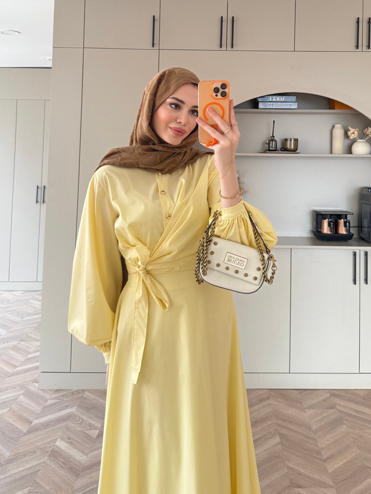 Salute Yandan Bağlamalı Etekli Takım ButterYellow (2385) 