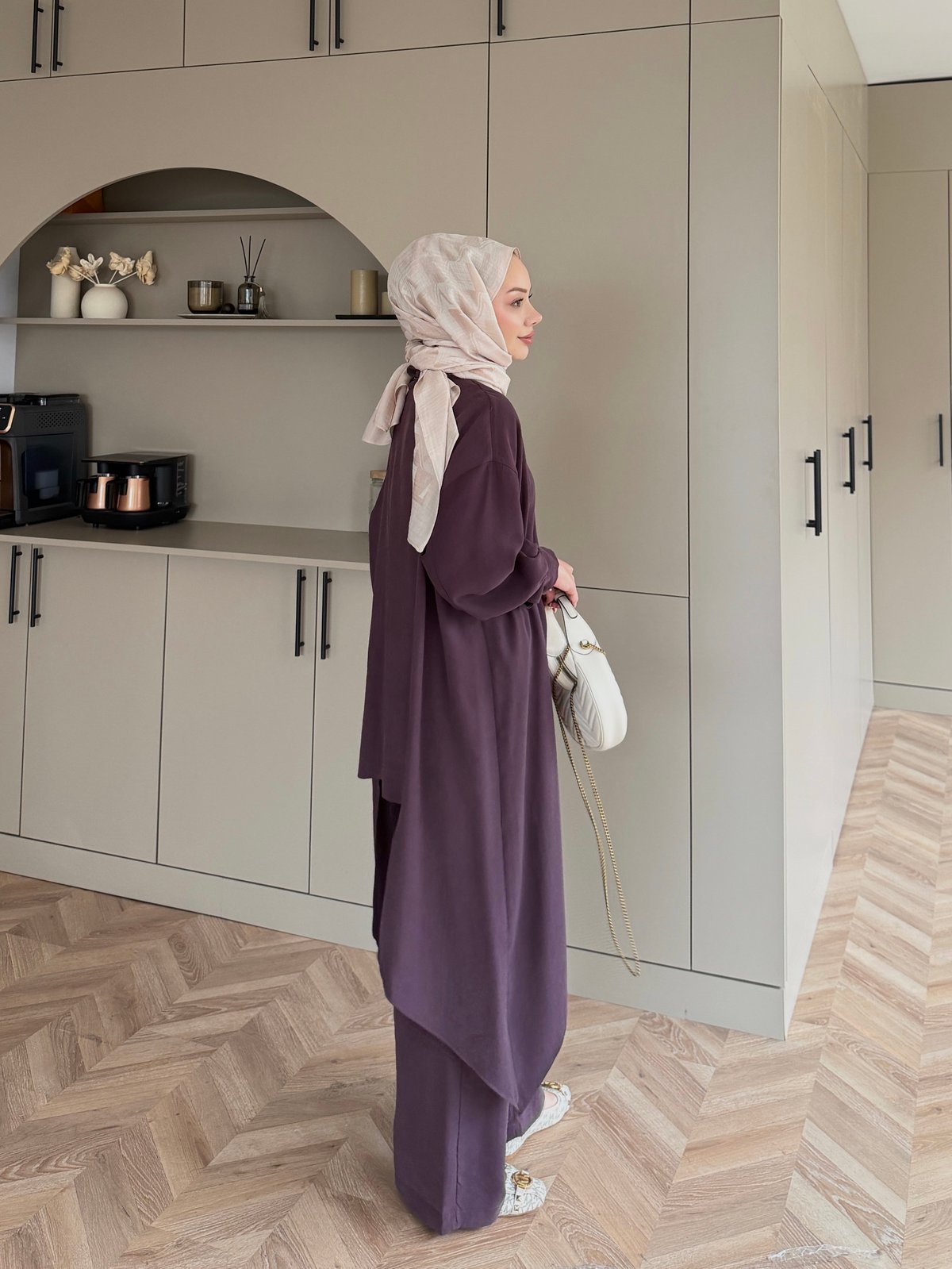 Sane Pantolonlu Takım Bordo (2362)