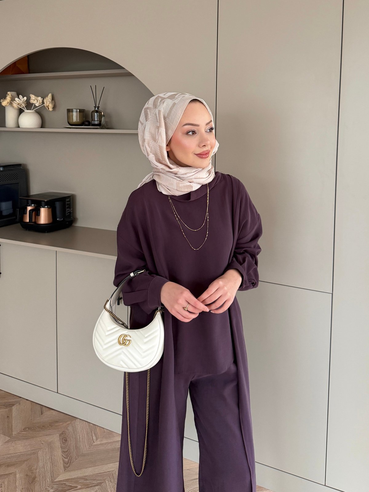 Sane Pantolonlu Takım Bordo (2362)