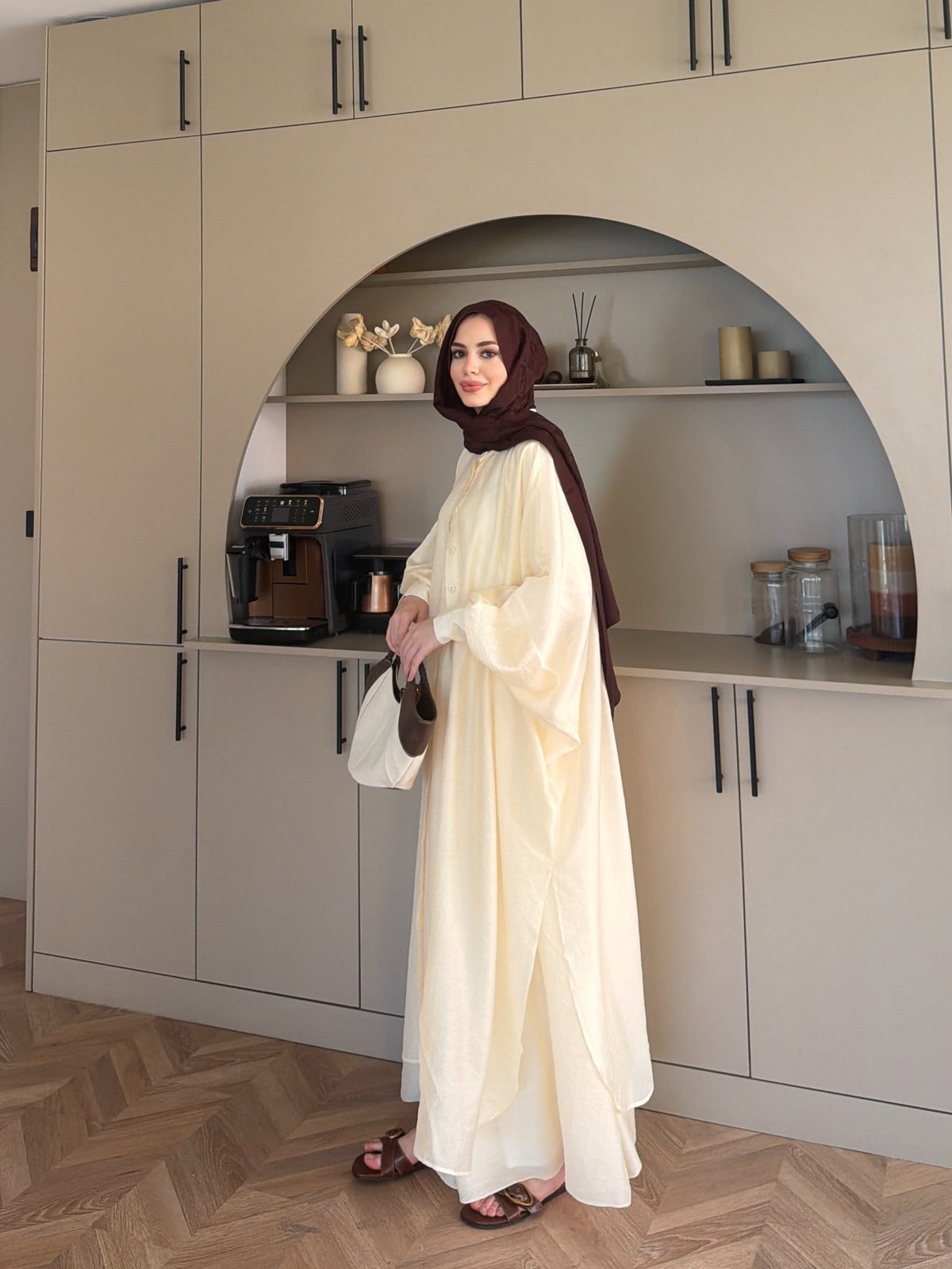 Sarnıç Yarasa Kol Pantolonlu Takım Sarı (2417)
