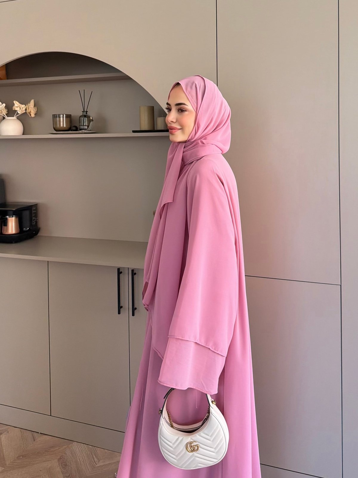 Sena Şallı Abaya Pembe (2000)