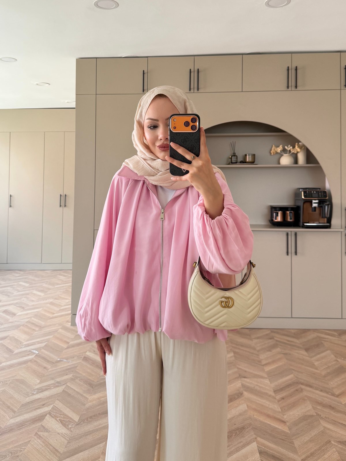 Serga Bomber Ceket Pembe (833)