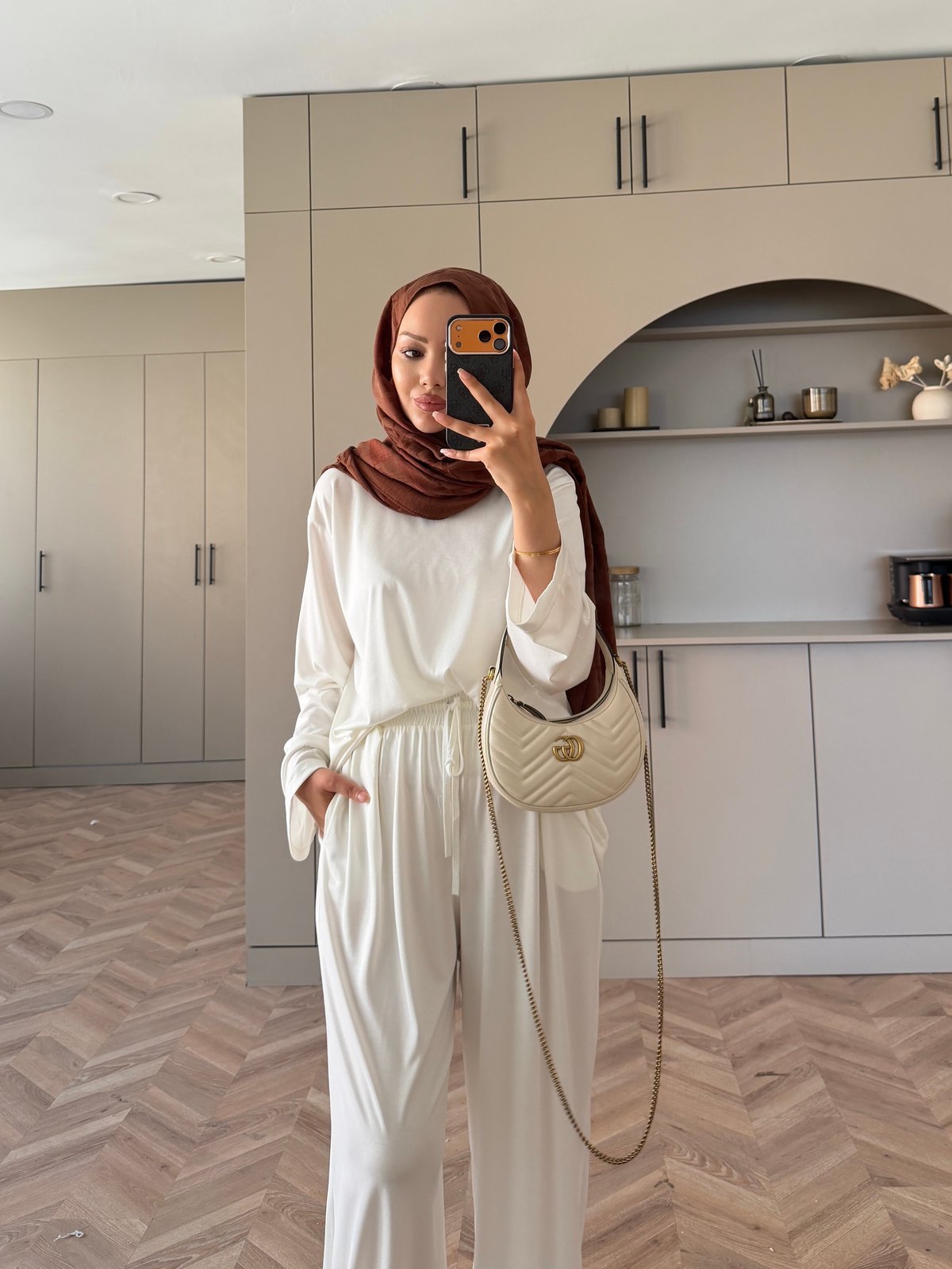 Sinore Oysh Pantolonlu Takım Beyaz (4548)