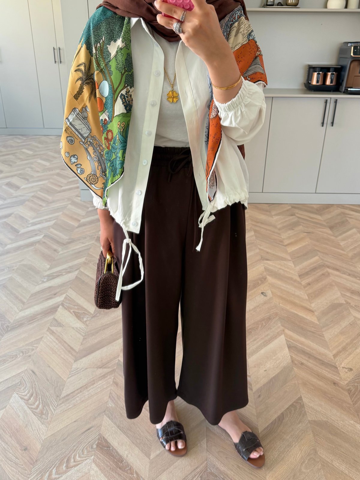 Sohe Oysho Pantolon Kahve (3152)