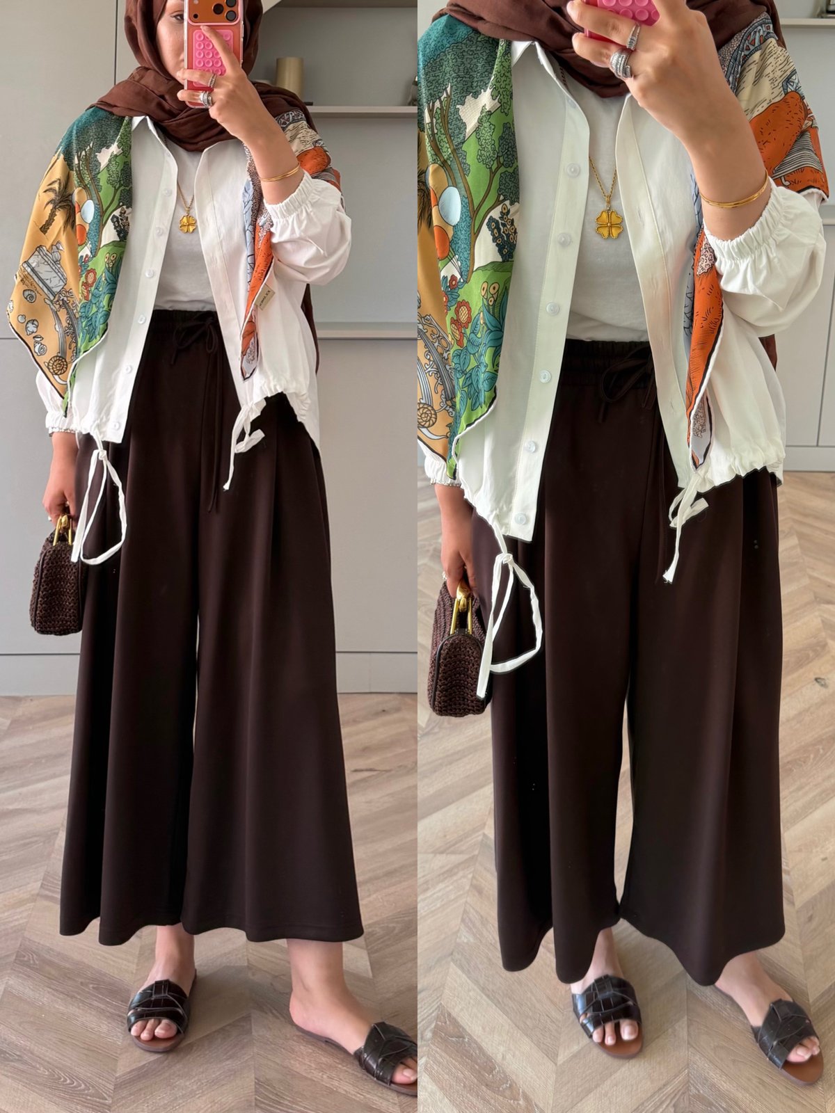 Sohe Oysho Pantolon Kahve (3152)