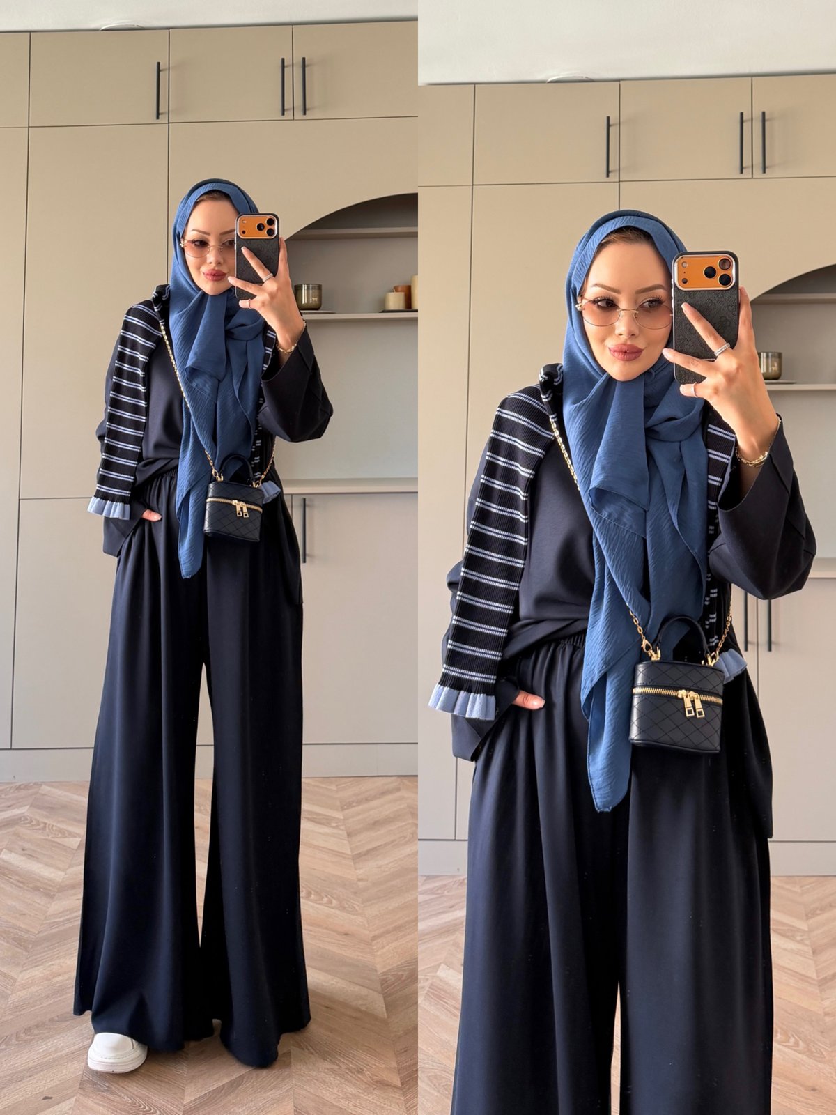 Spoon Oysh Pantolonlu Takım Lacivert (2378)