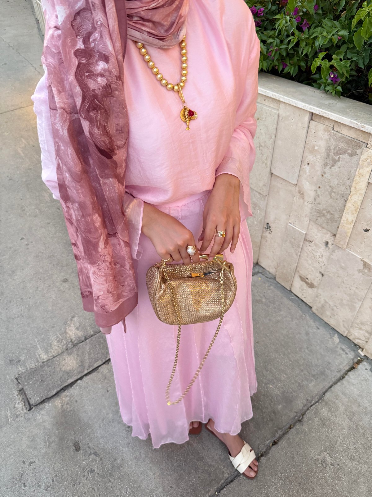 Şura Etekli Takım Pembe
