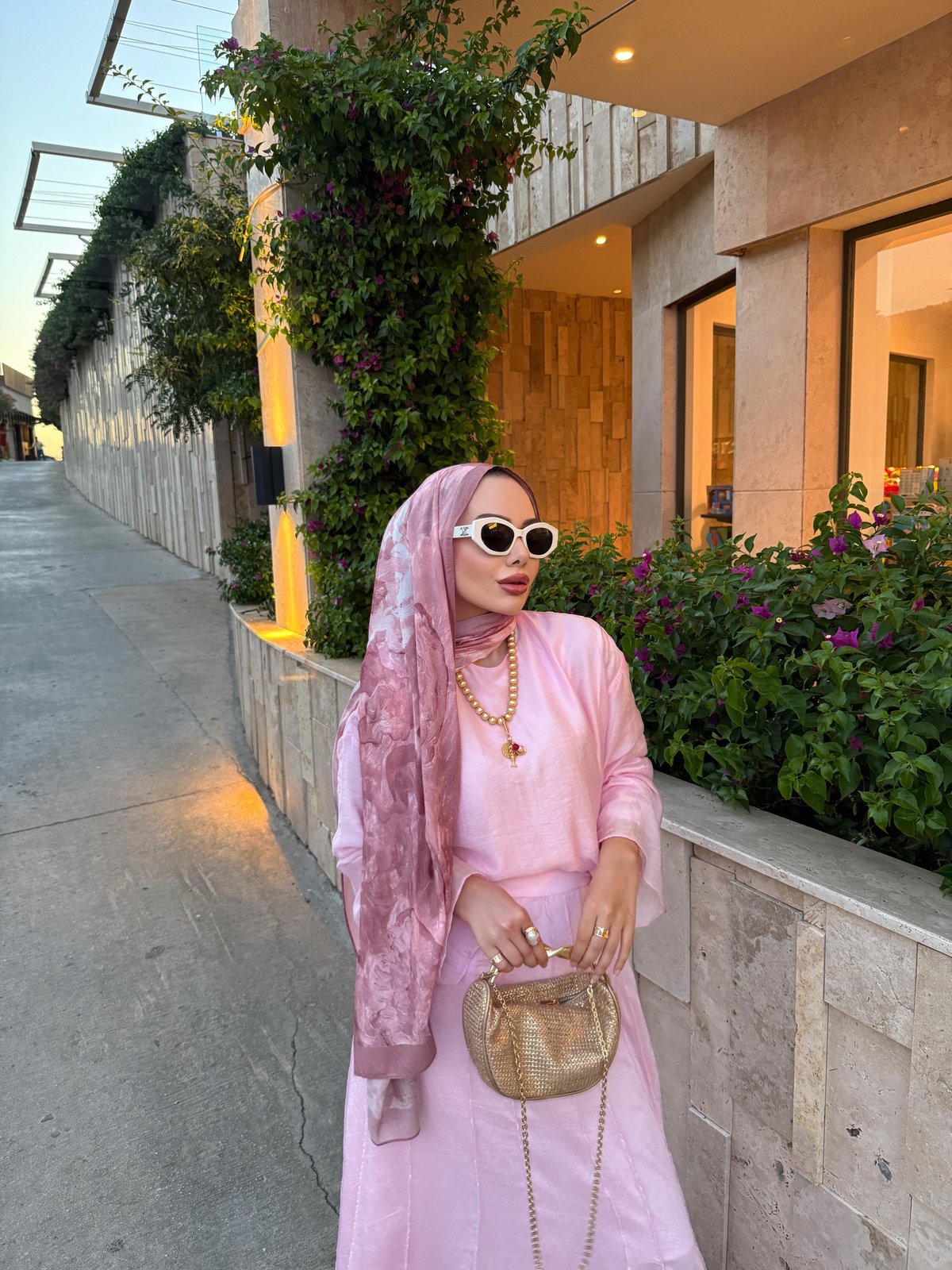 Şura Etekli Takım Pembe