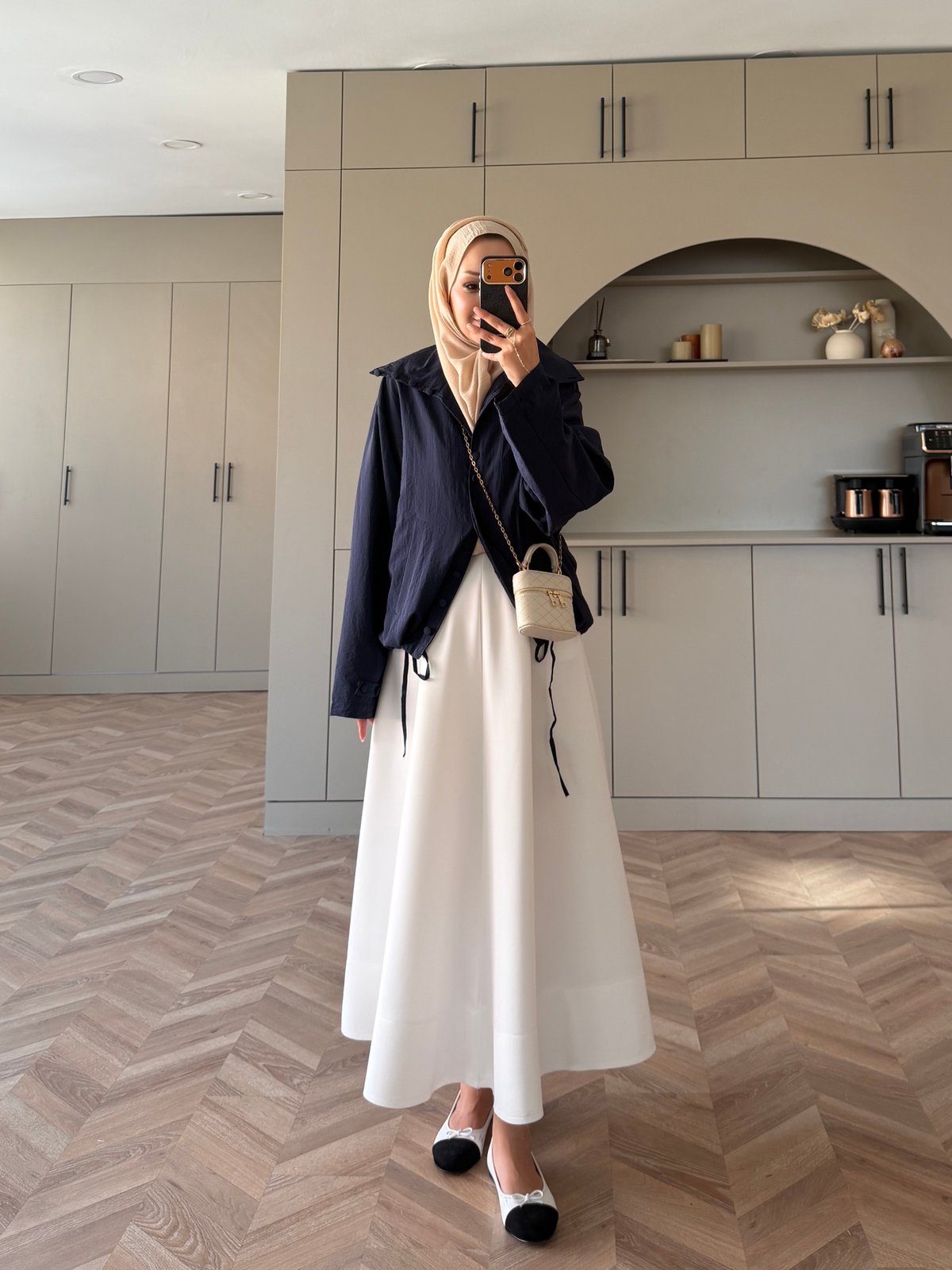 Tailor Düğmeli Yağmurluk Lacivert (2383)