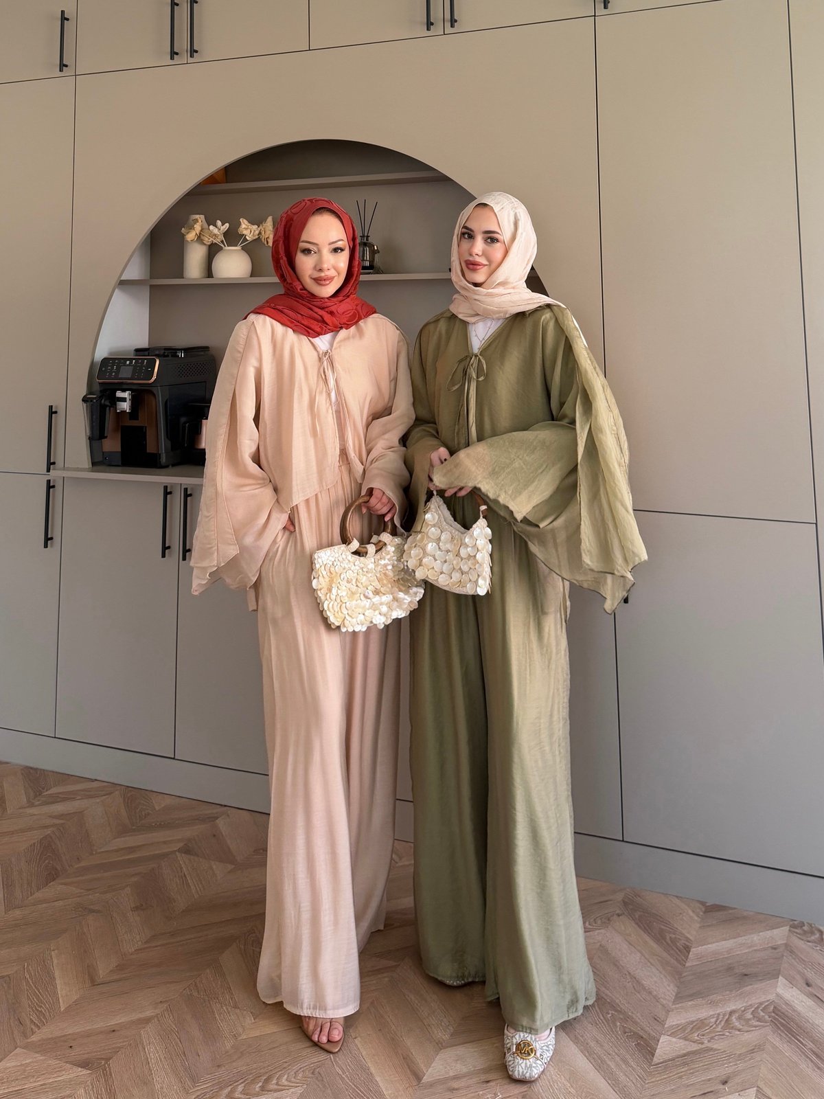 Talyra Pelerinli Pantolon Takım Haki (5803)