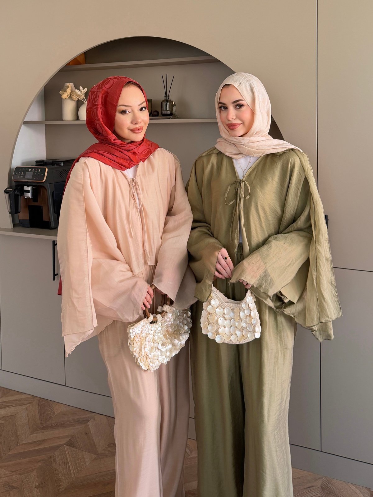 Talyra Pelerinli Pantolon Takım Haki (5803)
