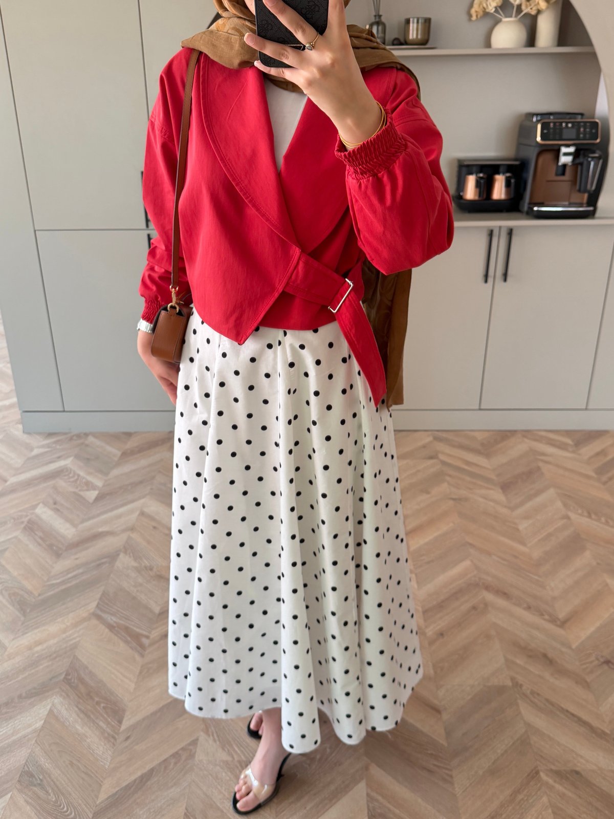 Tesa Yarım Trenç Kırmızı