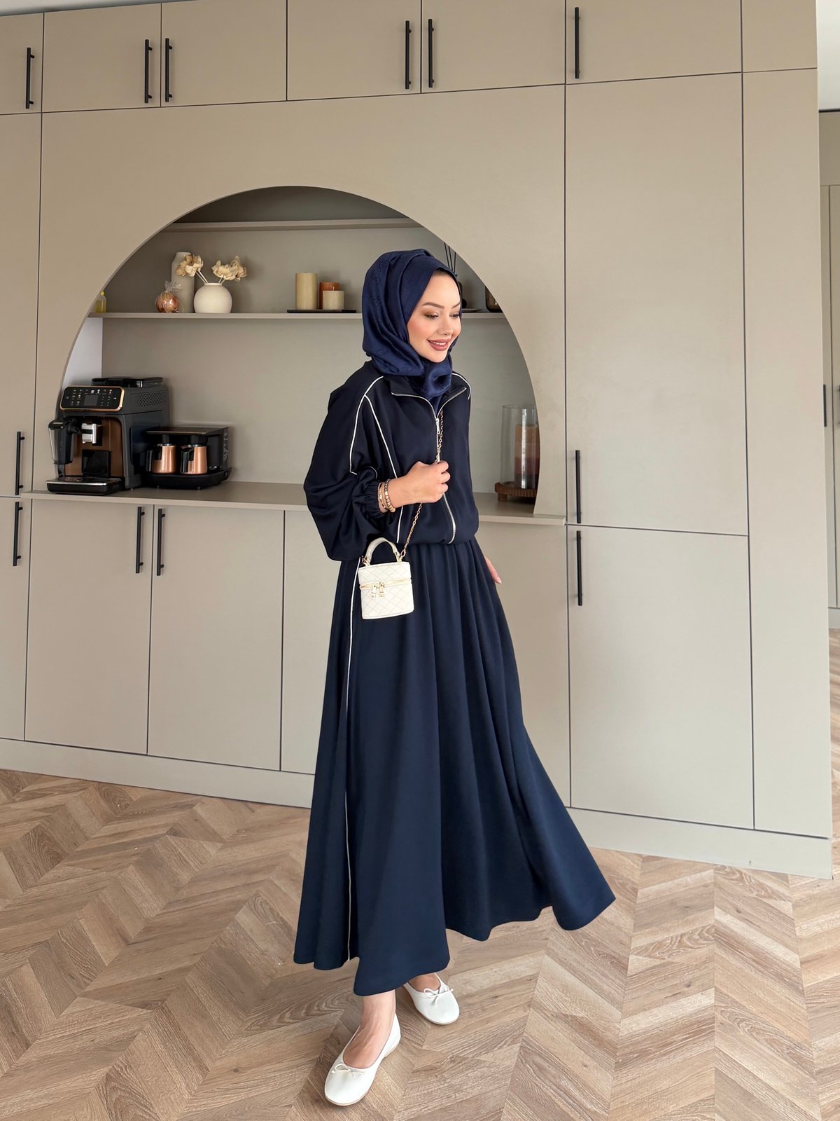Tiana Oysh Etekli Takım Lacivert (4553)