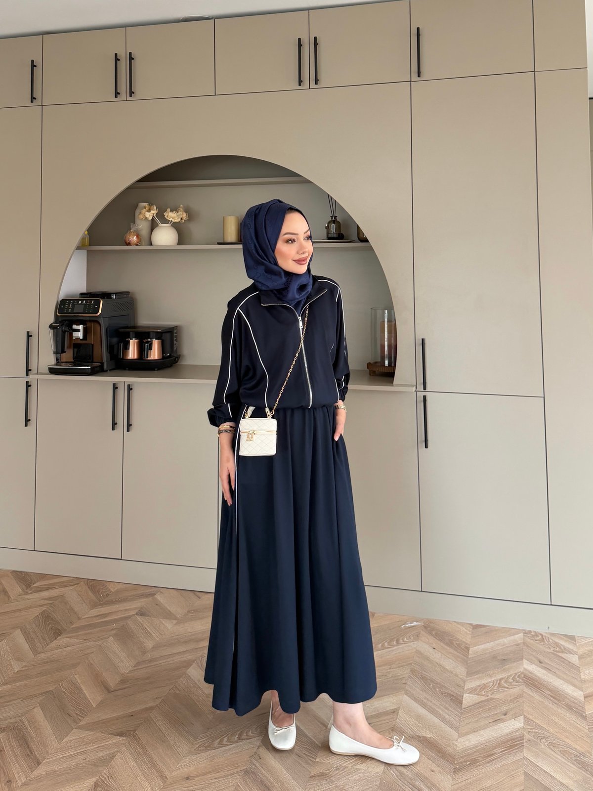 Tiana Oysh Etekli Takım Lacivert (4553)