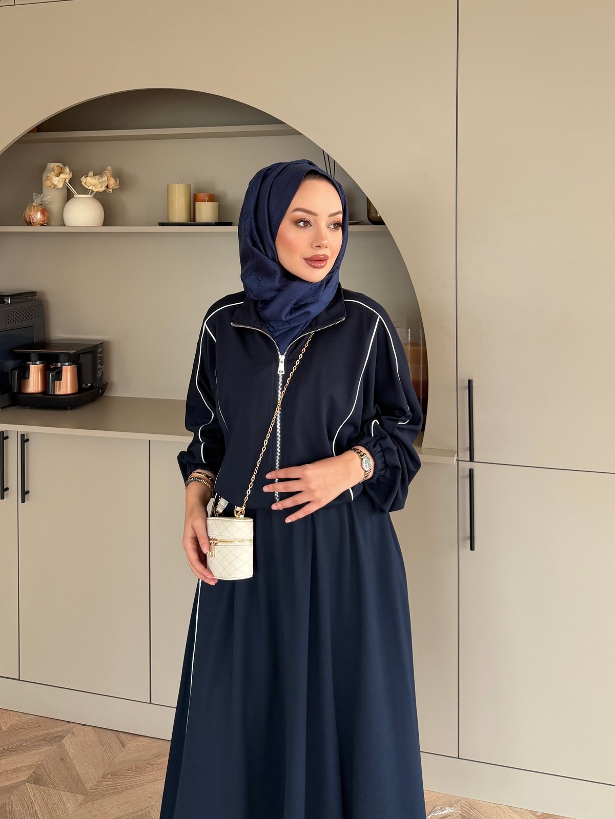 Tiana Oysh Etekli Takım Lacivert (4553)