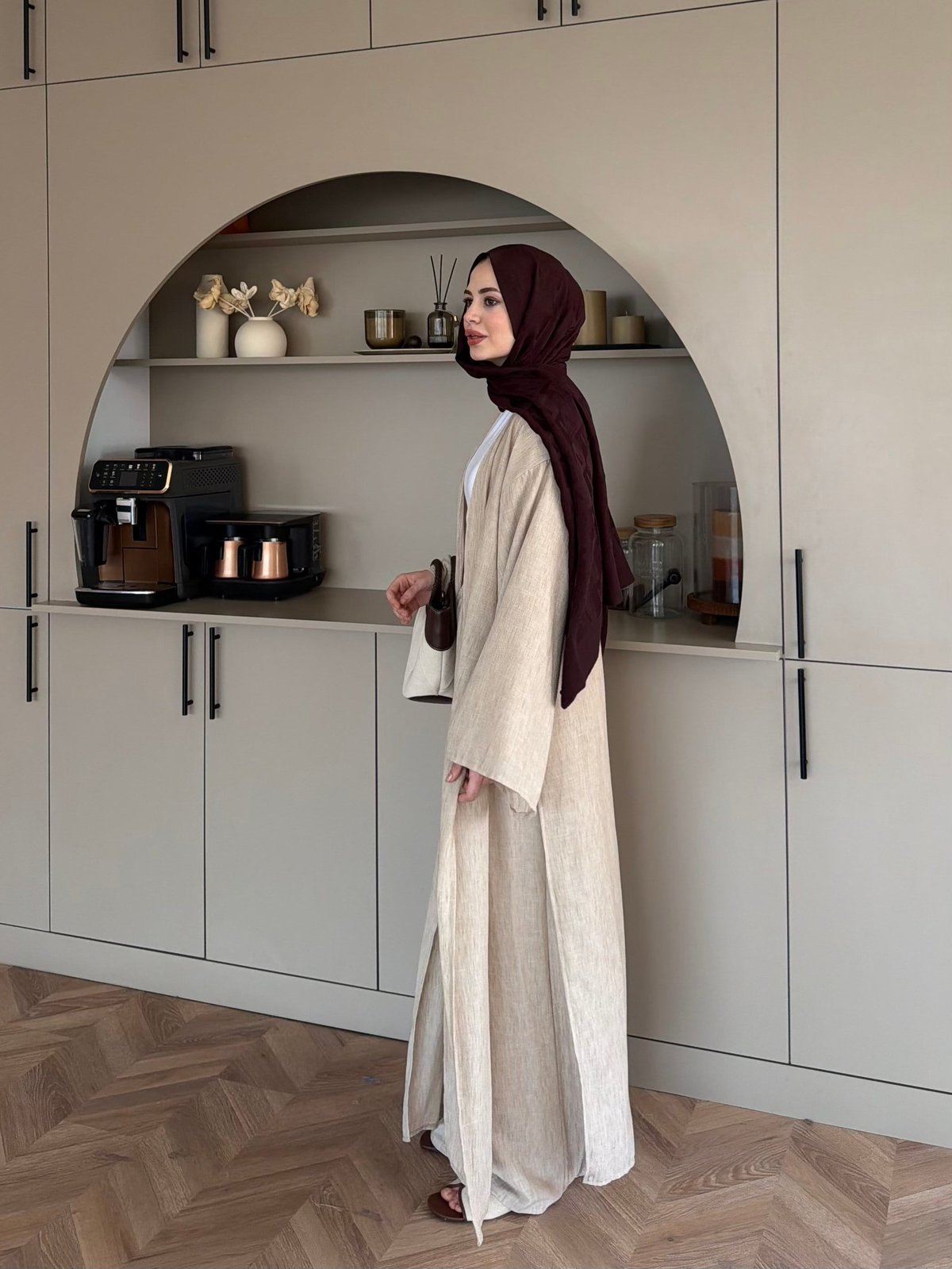 Tokyo Yırtmaçlı Kimono Pantolonlu Takım (5813)