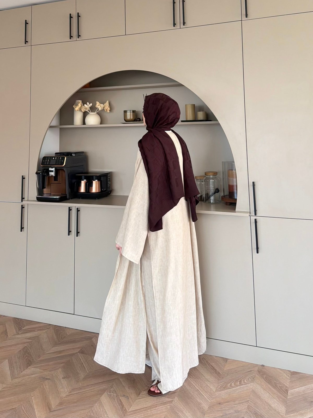 Tokyo Yırtmaçlı Kimono Pantolonlu Takım (5813)