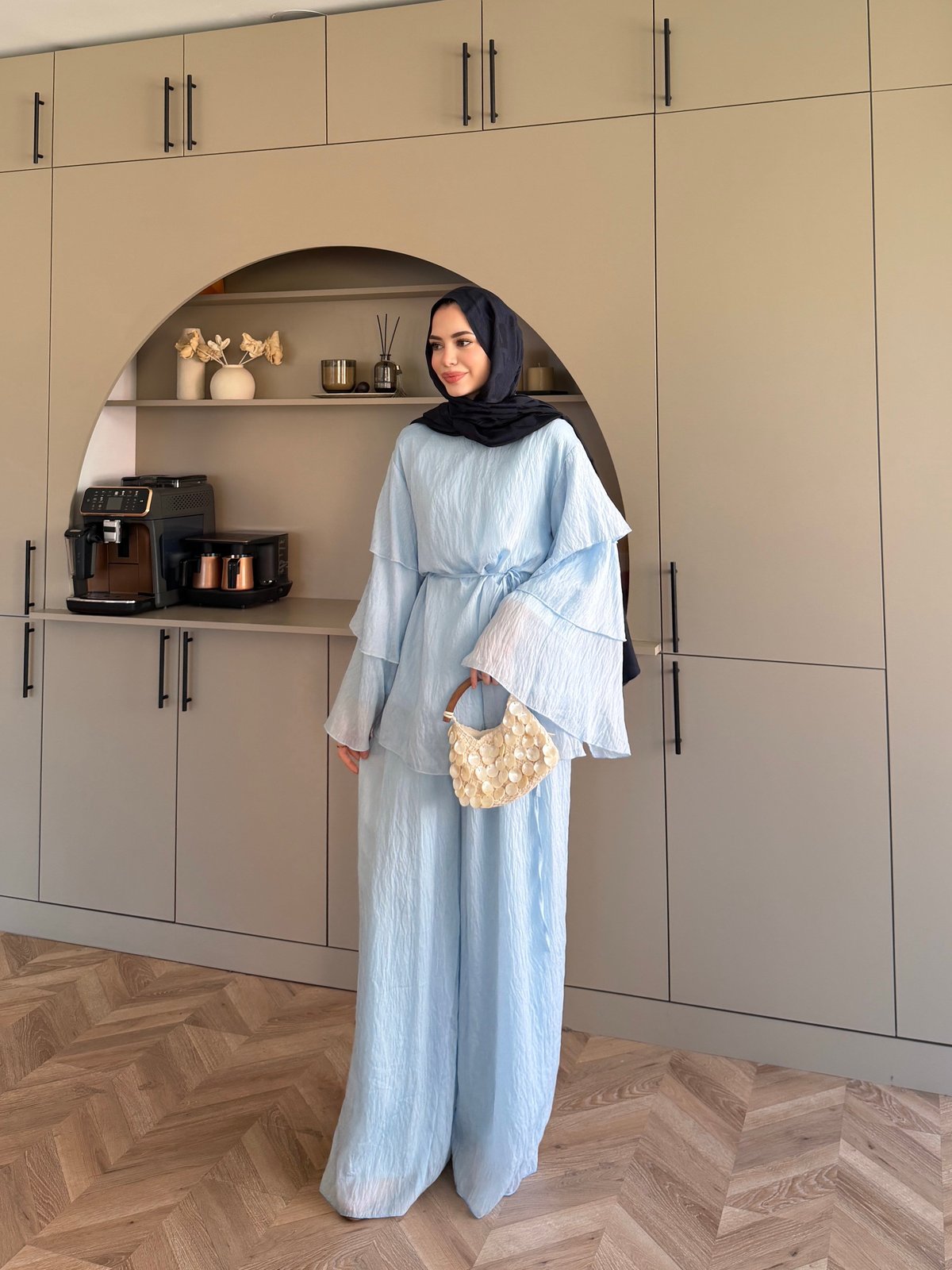 Tuay Kat Kat Pantolonlu Takım Mavi (4503)