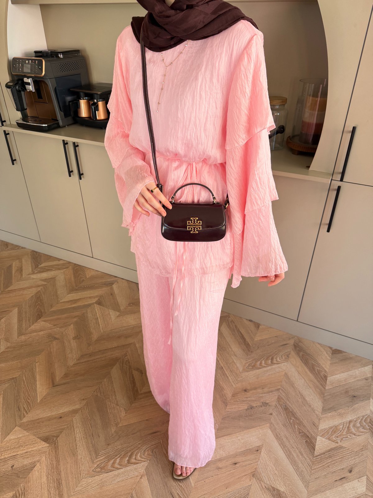 Tuay Kat Kat Pantolonlu Takım Pembe (4503)