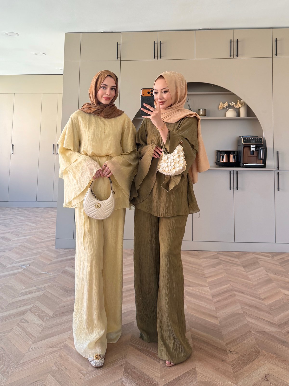Tuay Kat Kat Pantolonlu Takım Sarı (4503)