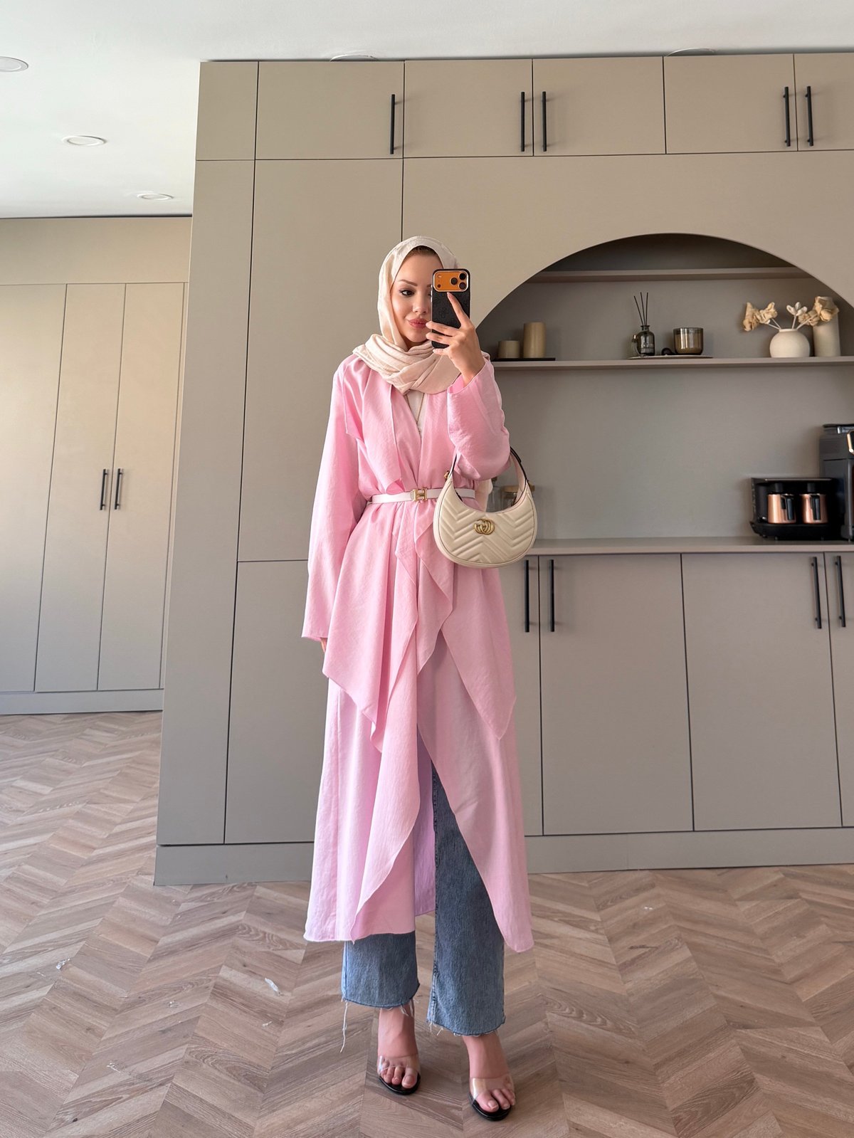 Virea Modal Keten Kap Pembe (3103)