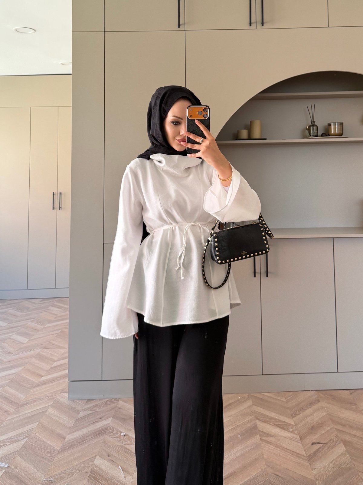 Wear GenişYaka Bluz Ekru (5556)
